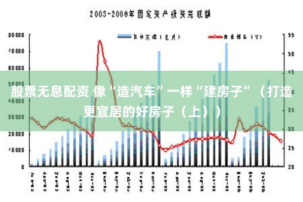 股票无息配资 像“造汽车”一样“建房子”（打造更宜居的好房子（上））