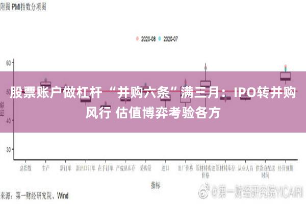 股票账户做杠杆 “并购六条”满三月：IPO转并购风行 估值博弈考验各方